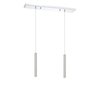 Z-Lite Forest 2 Light Island/Billiard, Chrome & Brushed Nickel 917MP12-BN-LED-2LCH